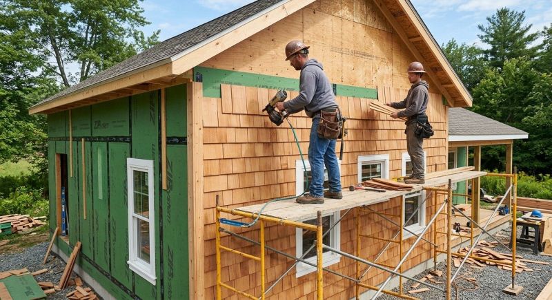 Cedar Siding Installation in Boston, MA