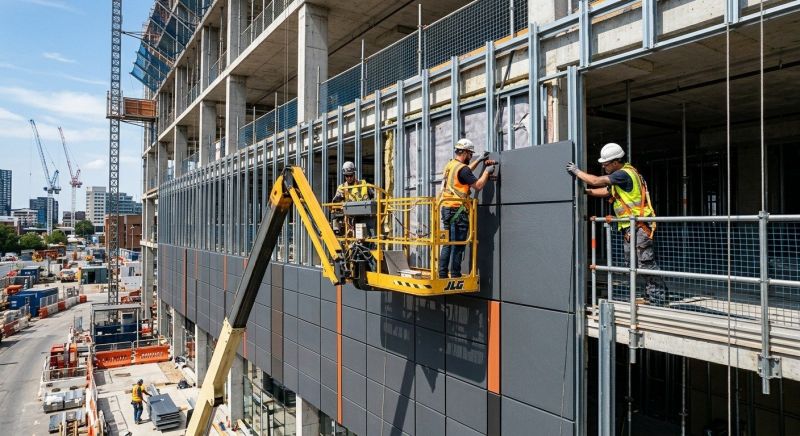 Facade Cladding Installation in Boston, MA