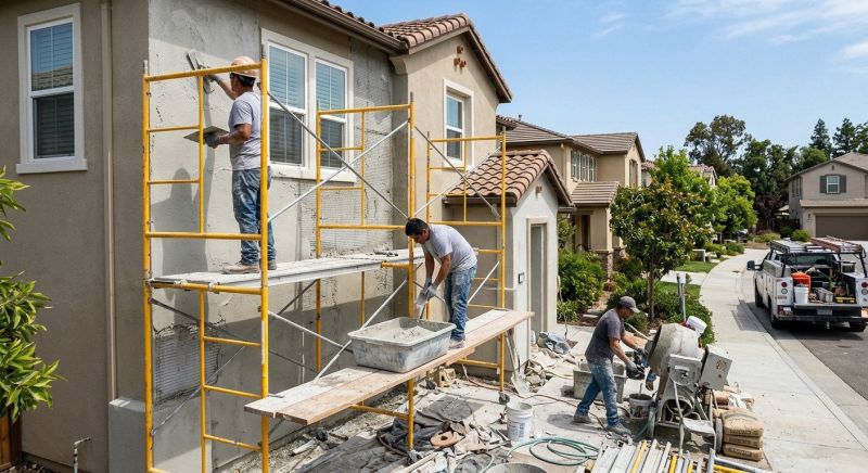 Home Stucco Installation in Santa Rosa, CA