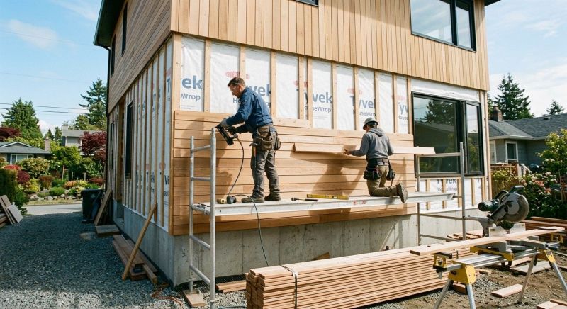 Wood Plank Siding Installation in Fairfield County, CT